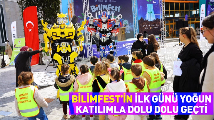 BİLİMFEST’in İlk Günü Yoğun Katılımla Dolu Dolu Geçti