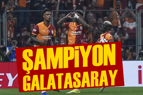 Şampiyon Galatasaray oldu