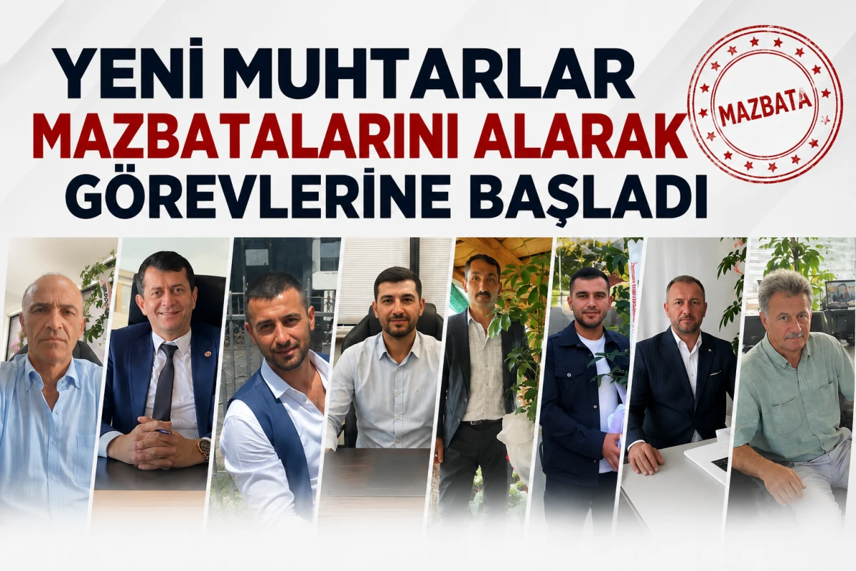 Samsun’da Yeni Muhtarlar Göreve Başladı! İşte Mazbatalarını Alan İsimler