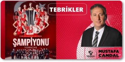 Başkan Candal’dan Filenin Sultanlarına Tebrik Mesajı