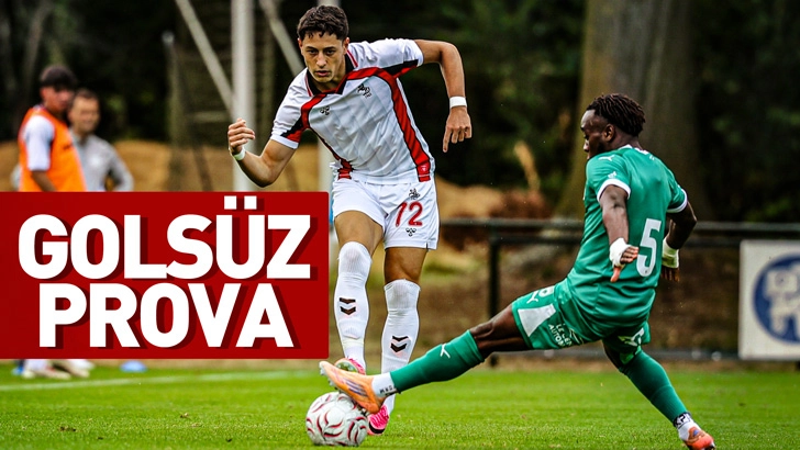 Samsunspor ikinci hazırlık maçında berabere kaldı