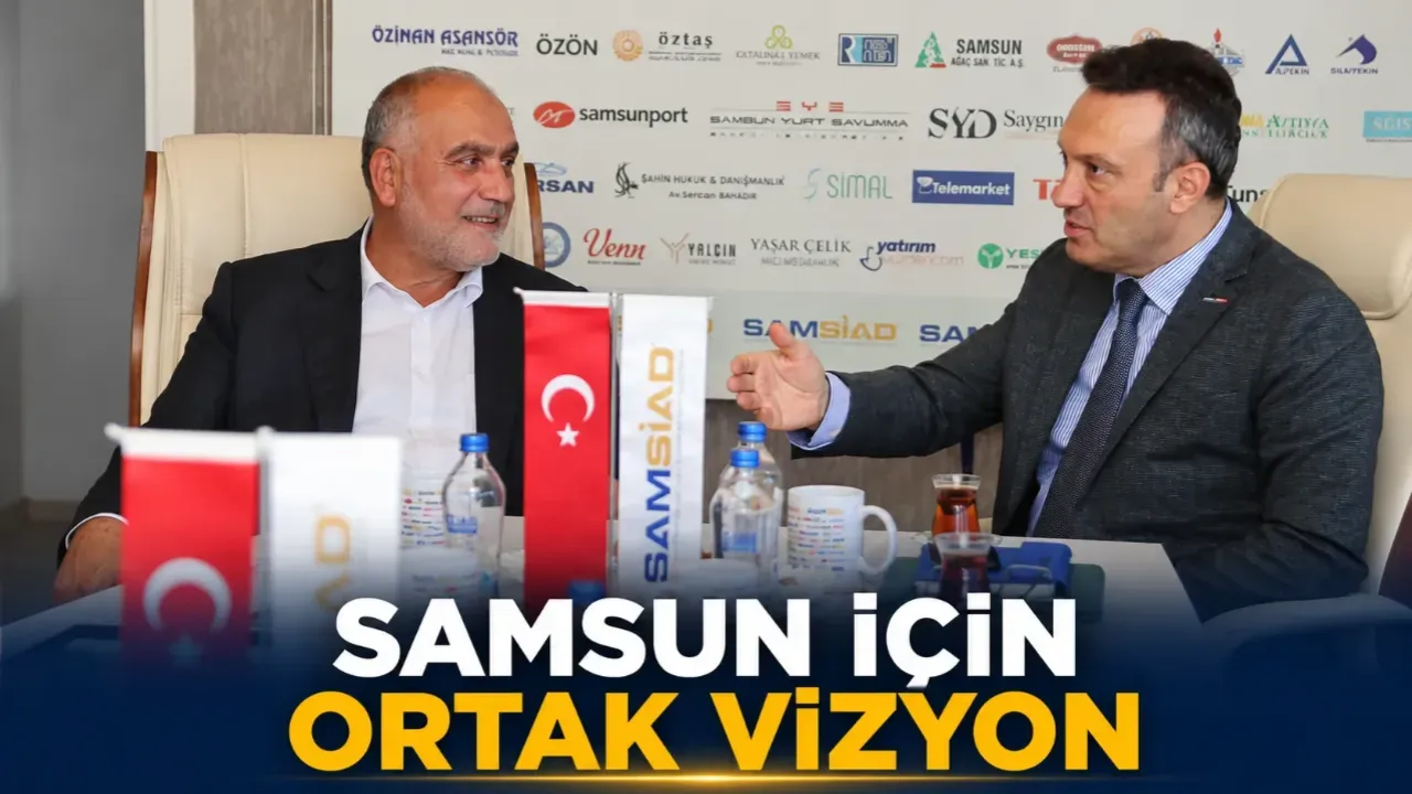 Başkan Sandıkçı ile SAMSİAD'dan Canik'in  Geleceği İçin Ortak Akıl
