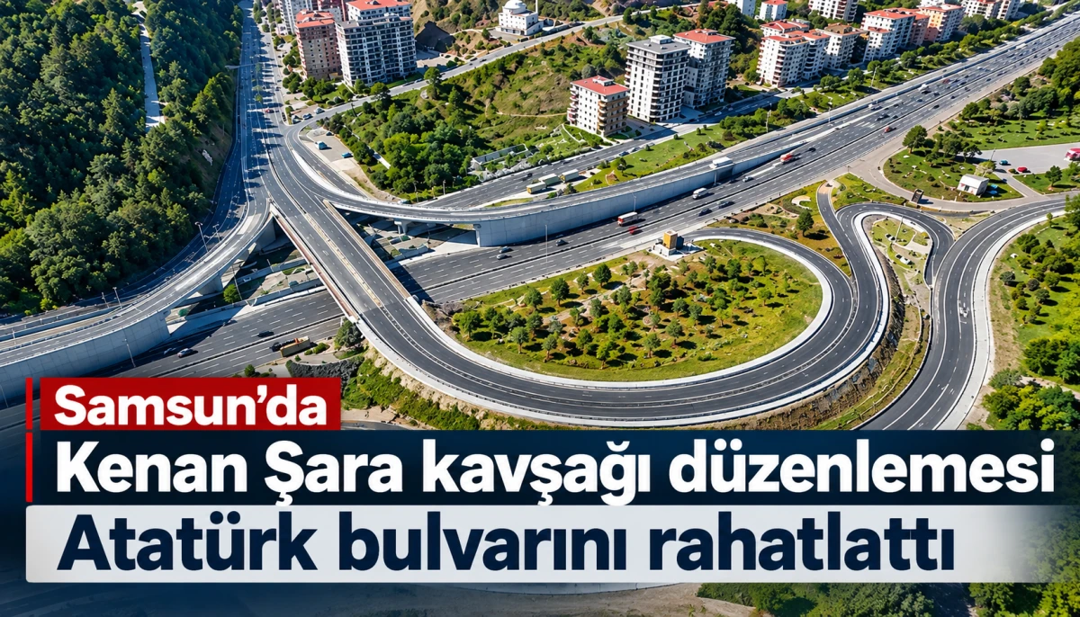  Atatürk bulvarını rahatlattı